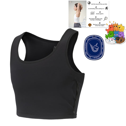 EXPLORER: A Chest Binder That You Can Take a Break Anytime - BLACK