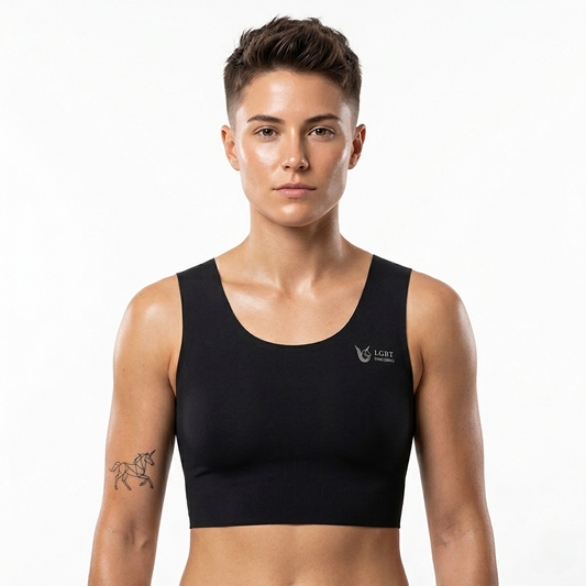 THE ONE Ultra Seamless Chest Binder – Black