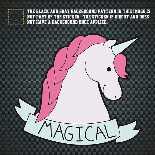 LGBT Unicorns 12*13.5cm Unicorn Car Sticker