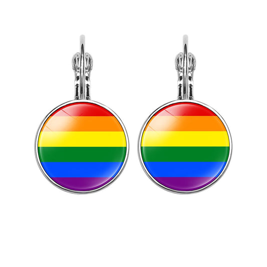 LGBT Rainbow Pride Flag Earrings