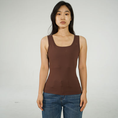 Long Tank Binder - Brown