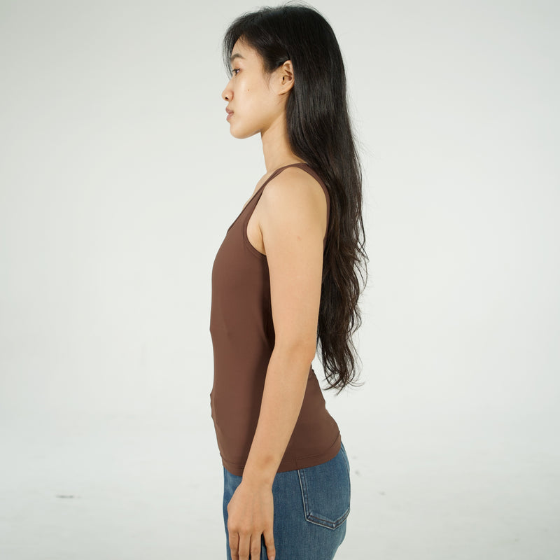 Long Tank Binder - Brown