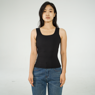 Long Tank Binder - Black