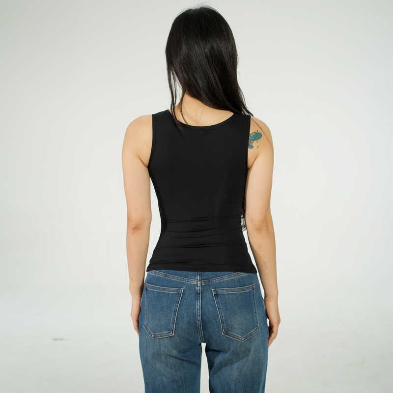 Long Tank Binder - Black