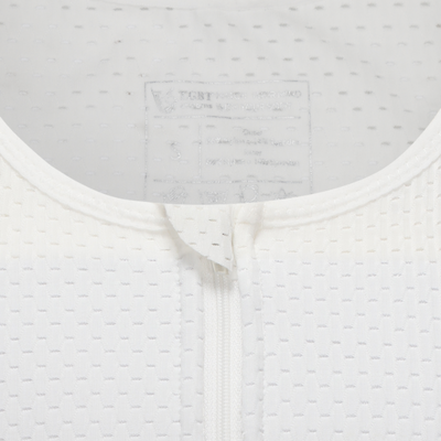 REBORN II: Mesh Fabric Zipper Chest Binder (WHITE)