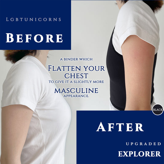 EXPLORER: A Chest Binder That You Can Take a Break Anytime - BLACK