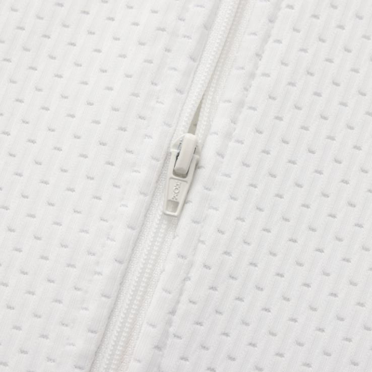 REBORN II: Mesh Fabric Zipper Chest Binder (WHITE)