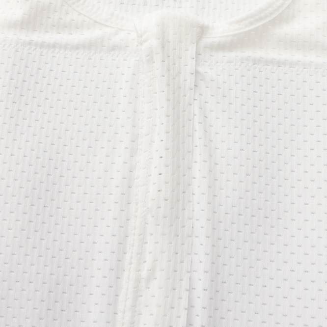 REBORN II: Mesh Fabric Zipper Chest Binder (WHITE)