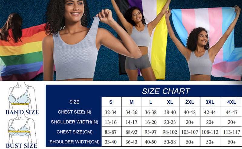 REBORN II: Mesh Fabric Zipper Chest Binder (Grey)