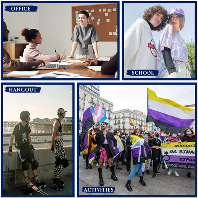 REBORN II: Mesh Fabric Zipper Chest Binder (BLACK)