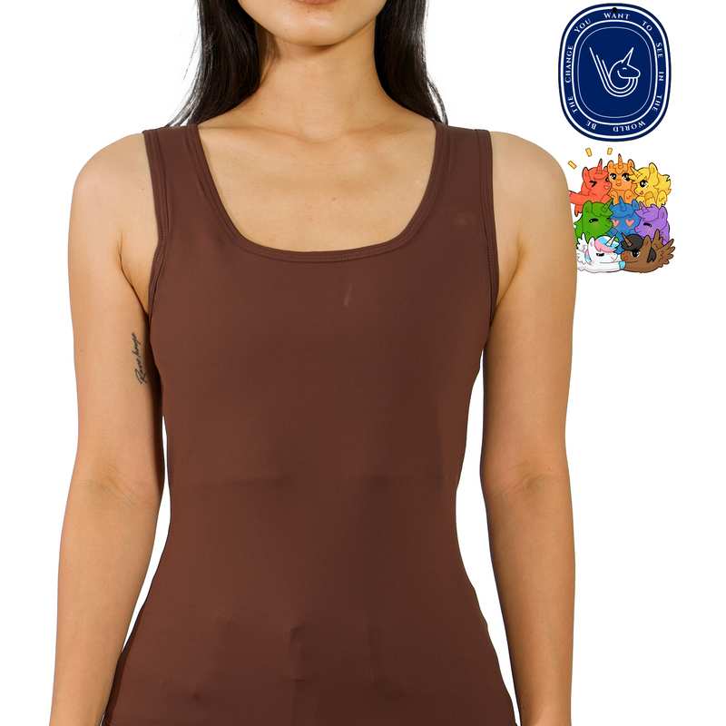 YOLO-Long Tank Binder (BROWN)