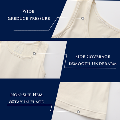 YOLO - Long Tank Binder (WHITE)