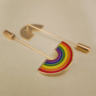 LGBT Rainbow Pride Brooch Metal Pin Of Stylish Types Valentine's Day Gift