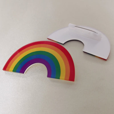 LGBT Rainbow Pride Brooch Metal Pin Of Stylish Types Valentine's Day Gift