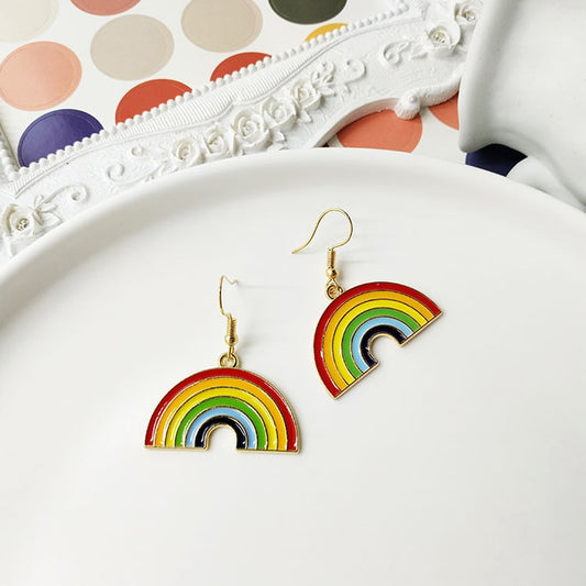 LGBT Rainbow Drop Earrings Valentine's Day Gift