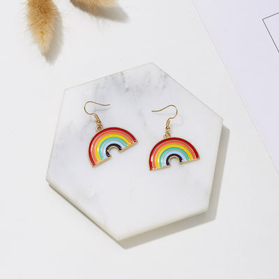 LGBT Rainbow Drop Earrings Valentine's Day Gift