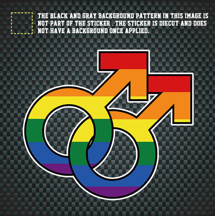 LGBT Unicorns Rainbow Pride Gay Symbol Car Sticker