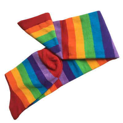 LGBT Rainbow Pride Parade Rainbow Strip Stockings