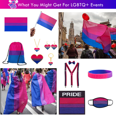 Pride 2022 Up to 18 pcs Bisexual Pride Mystery Bags