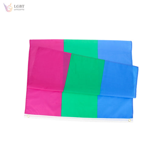 LGBT Unicorns Polysexual Pride Flag 3x5 Ft