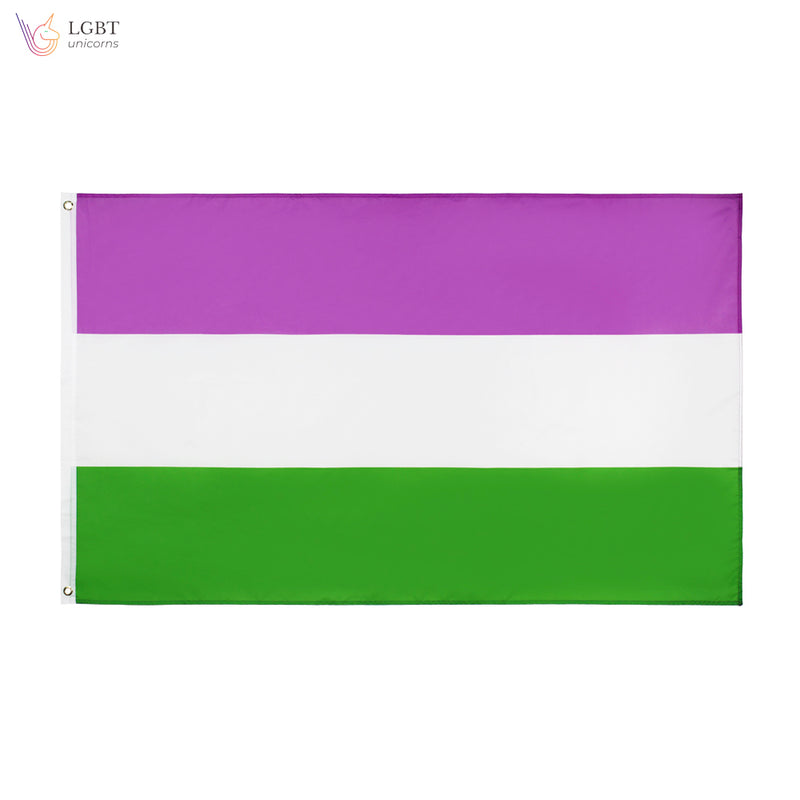 LGBT Unicorns Genderqueer Pride flag 3x5 Ft