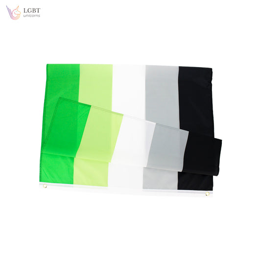 LGBT Unicorns Aromantic Pride Flag 3x5 Ft