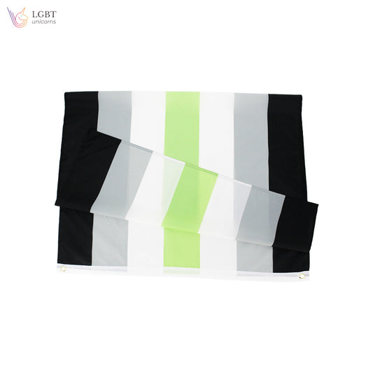 LGBT Unicorns Agender Pride Flag 3x5 Ft