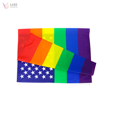 LGBT Unicorns American Pride Flag 3x5 Ft