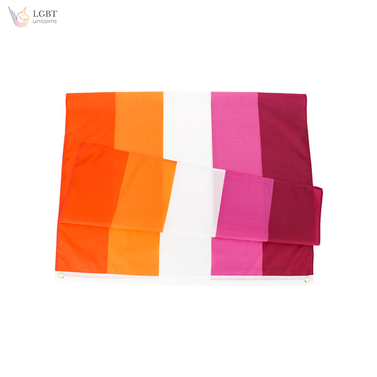 LGBT Unicorns Five Stripes Lesbian Pride Flag 3x5 Ft
