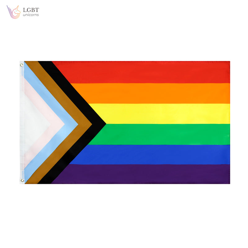 LGBT Unicorns Progress Pride Flag 3x5 Ft