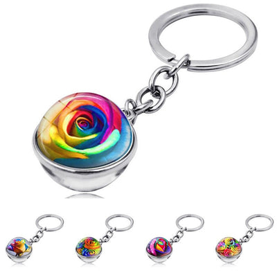 LGBT Rainbow Key Chains Fashion Jewelry Accessories Gift