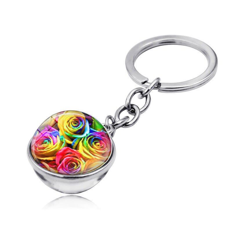 LGBT Rainbow Key Chains Fashion Jewelry Accessories Gift
