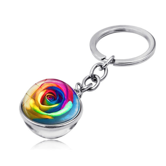 LGBT Rainbow Key Chains Fashion Jewelry Accessories Gift