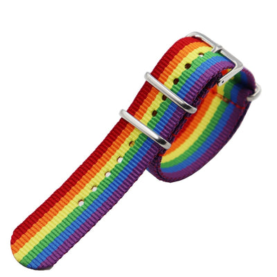 LGBT Rainbow Woven Braided Bracelets Lesbians Gays Bisexuals Bracelets Valentine's Day Gift