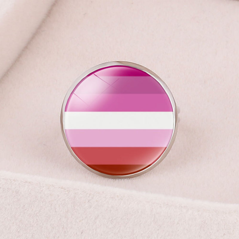 LGBT Aromantic Bisexual Lesbian Pride Transgender Pansexual Non-Binary Genderfluid Agender Adjustable Ring