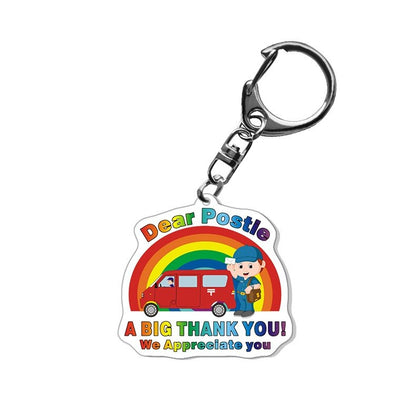 LGBT Rainbow Flag Shape Keychain Holiday Gifts