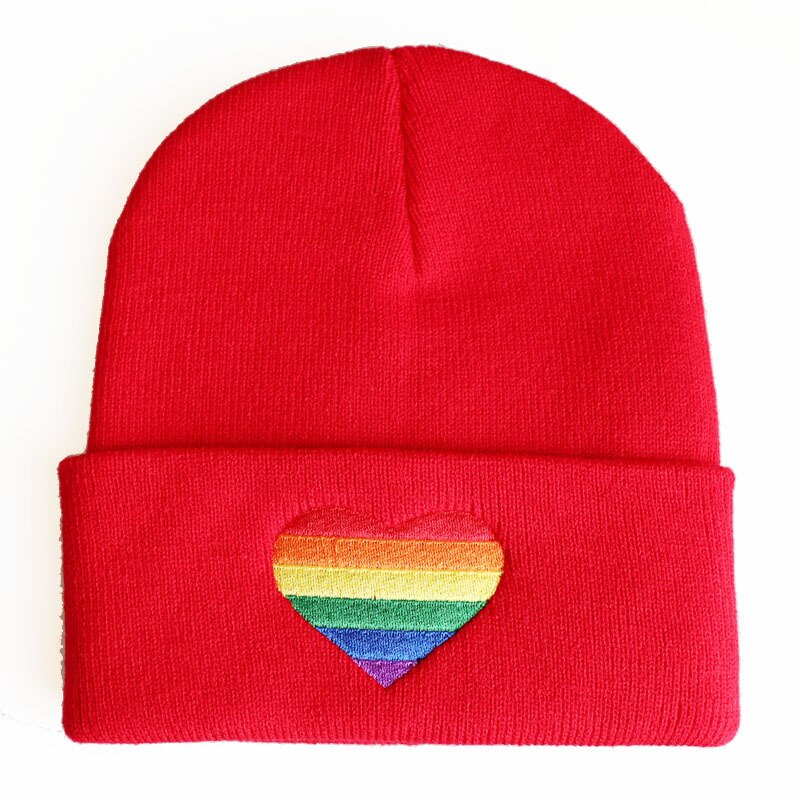 LGBT Pride Rainbow Woolen Knitted Hat