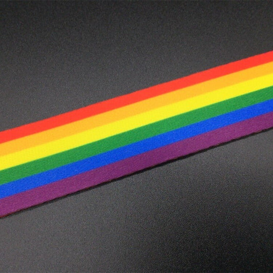 LGBT Rainbow Lanyard Mobile Phone Badge Hanging Chain Rope Gift
