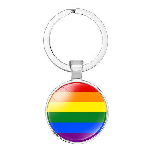 LGBT Rainbow Pride Day Parade Key Chains Valentine's Day Gift