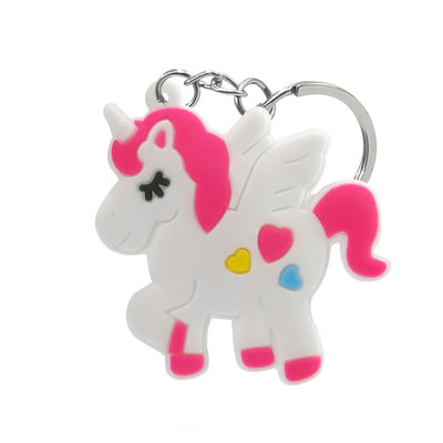 LGBT Unicorns PVC Keychain Ins Accessories Gift