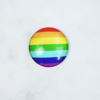 LGBT Rainbow Pride Label Glass Magnetic Fridge Sticker Event Gift
