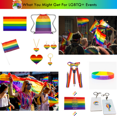 Pride 2022 Up to 18 pcs Rainbow Pride Mystery Bags