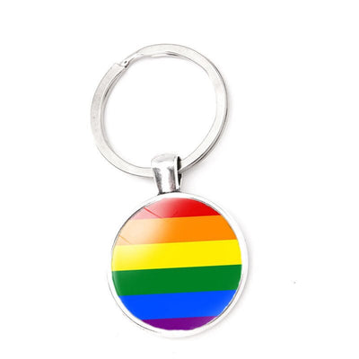 LGBT Rainbow Pride Metal Key Chains
