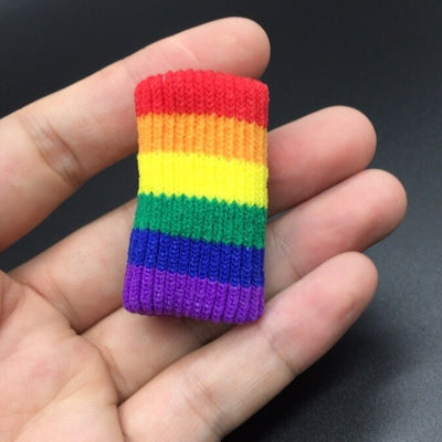 LGBT Rainbow Finger Cots Sports Knuckle Protection Cover