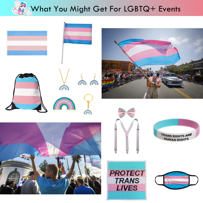 Pride 2022 Up to 18 pcs Transgender Pride Mystery Bags