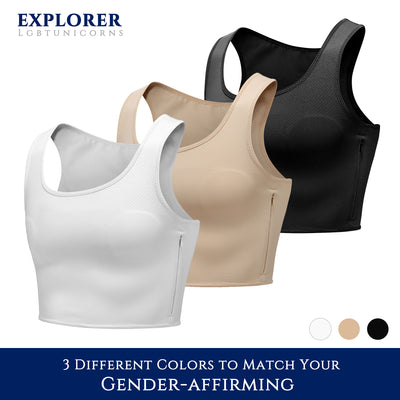 EXPLORER: A Chest Binder That You Can Take a Break Anytime - WHITE